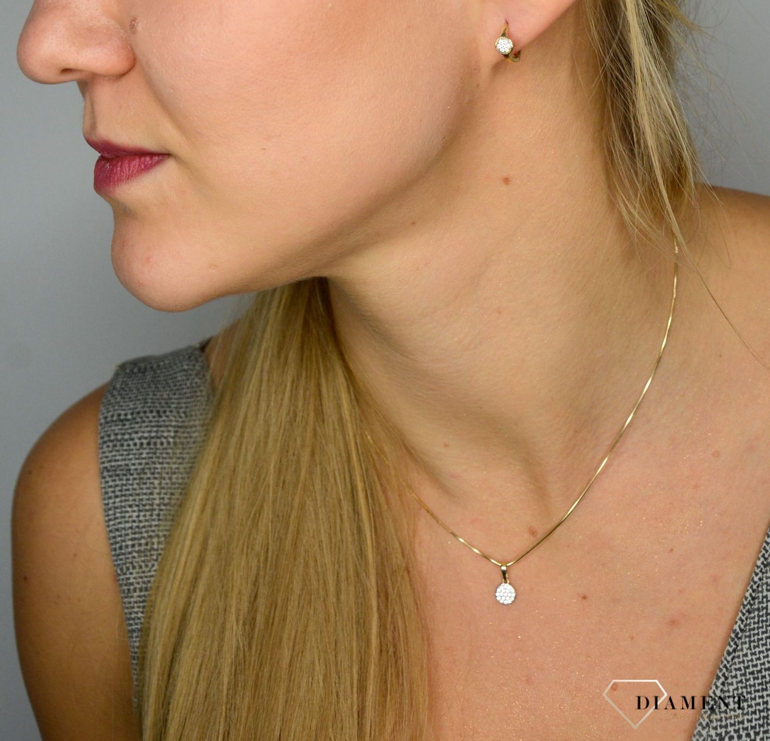 Złota zawieszka 585 z cyrkoniami DIA-ZAW-1741-585.jpg