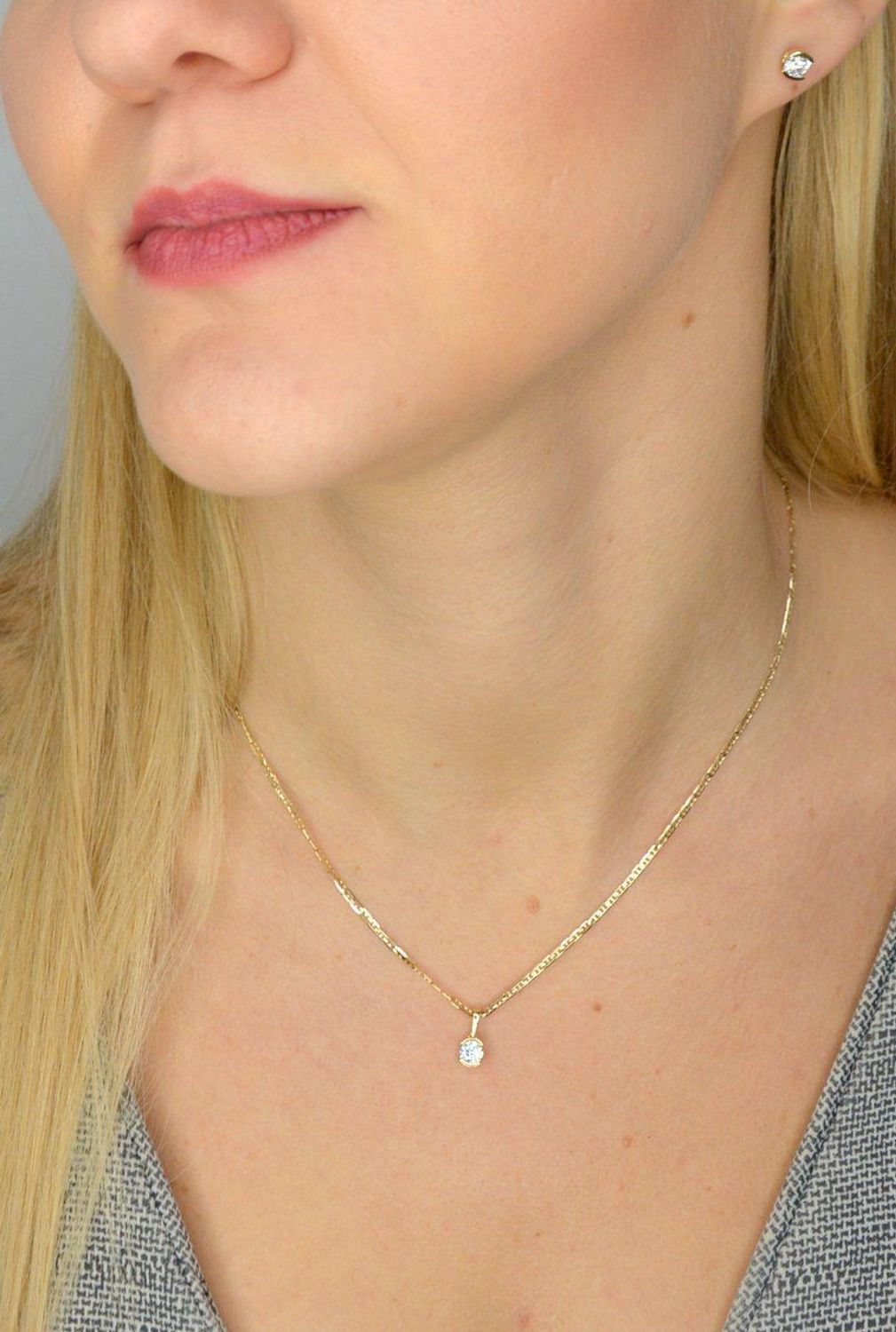 Złota zawieszka z cyrkonią 585 DIA-ZAW-1742-585.jpg