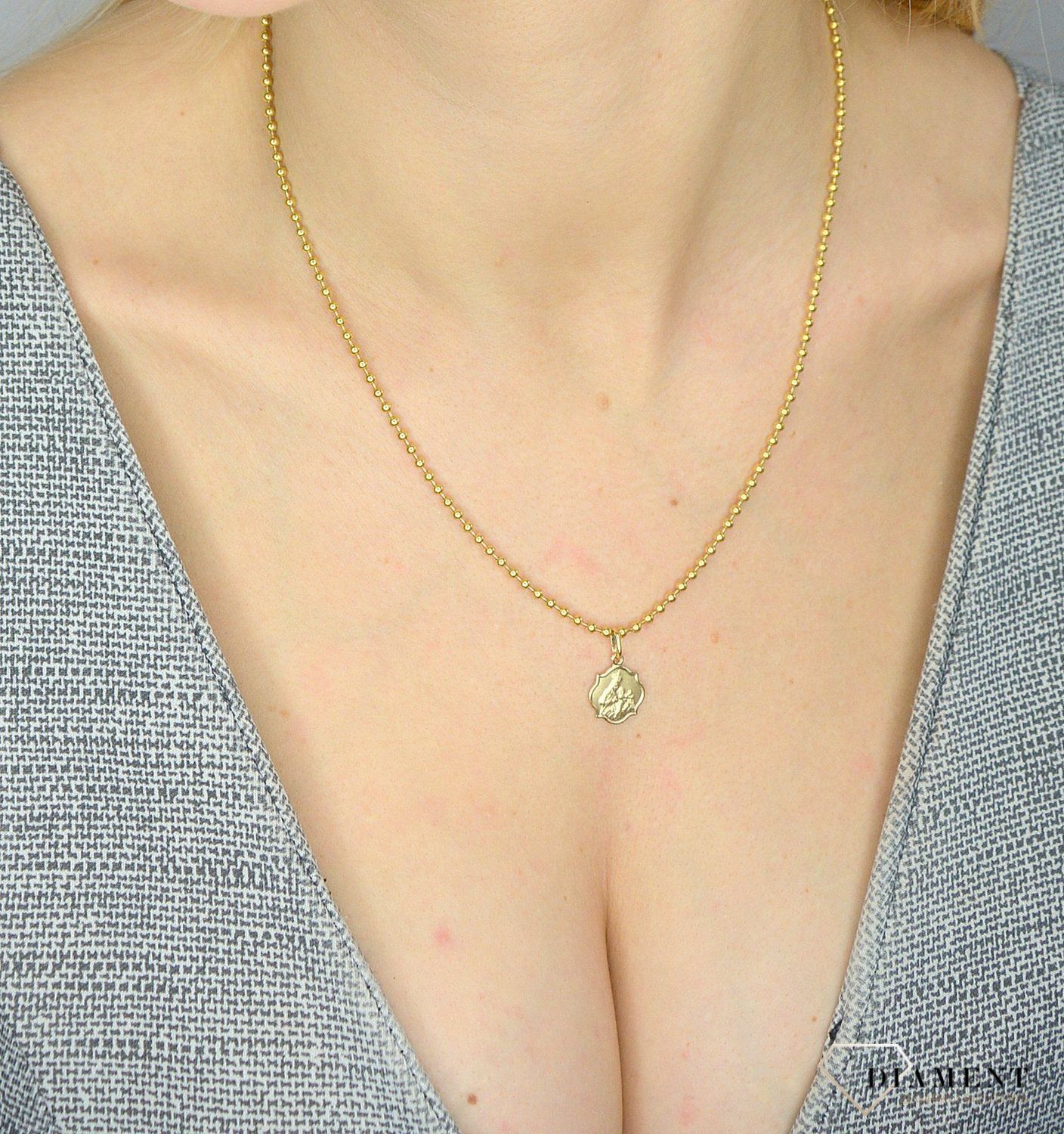 Złota zawieszka medalik DIA-ZAW-1746-585 (2).jpg