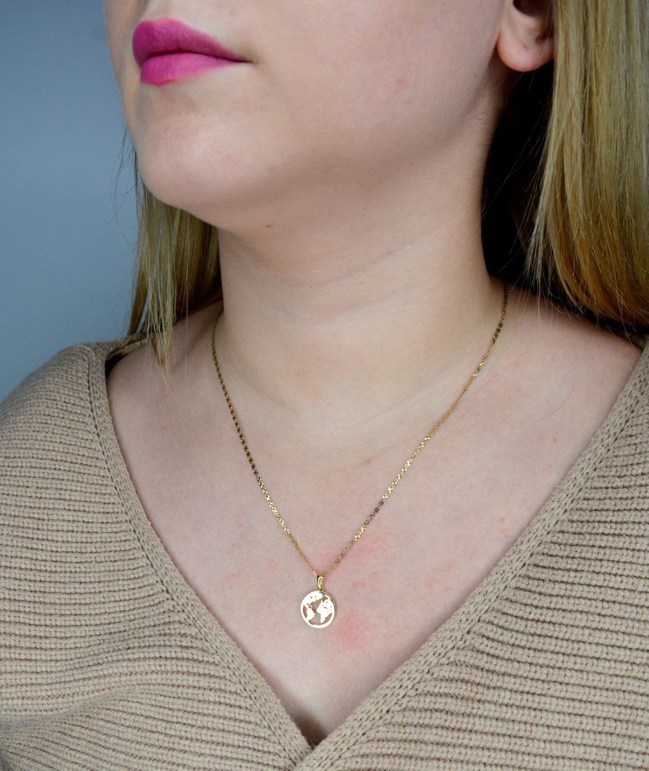 Złota zawieszka celebrytka 585 mapa świataDIA-ZAW-1800-585.jpg