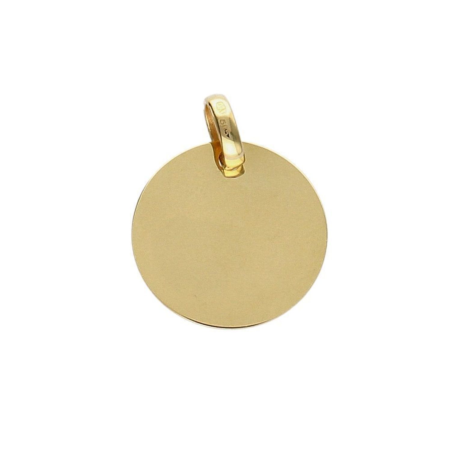 Złota zawieszka 585 gładkie kółko DIA-ZAW-1801-585.jpg