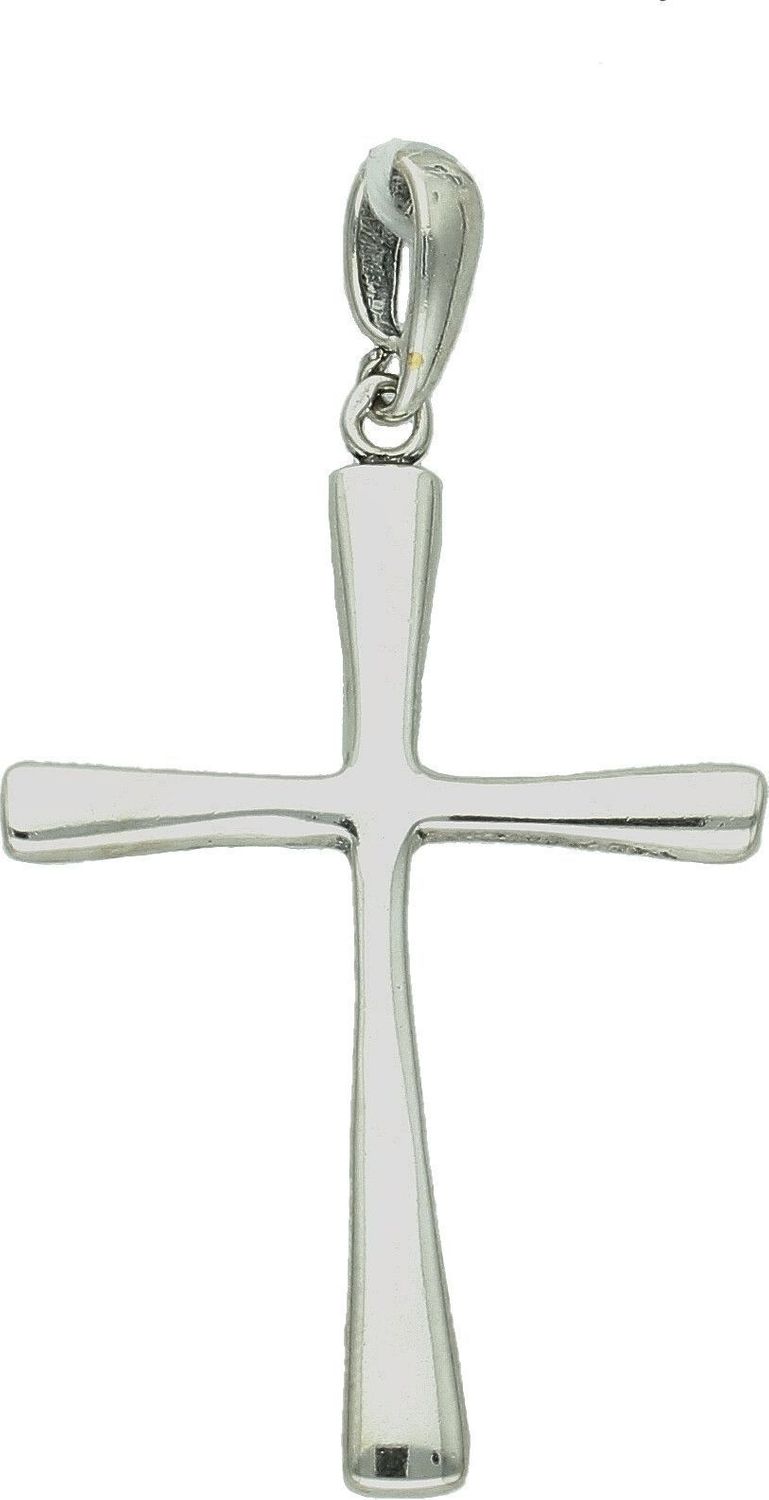 Srebrna zawieszka 925 gładki długi krzyż DIA-ZAW-1908-925.jpg