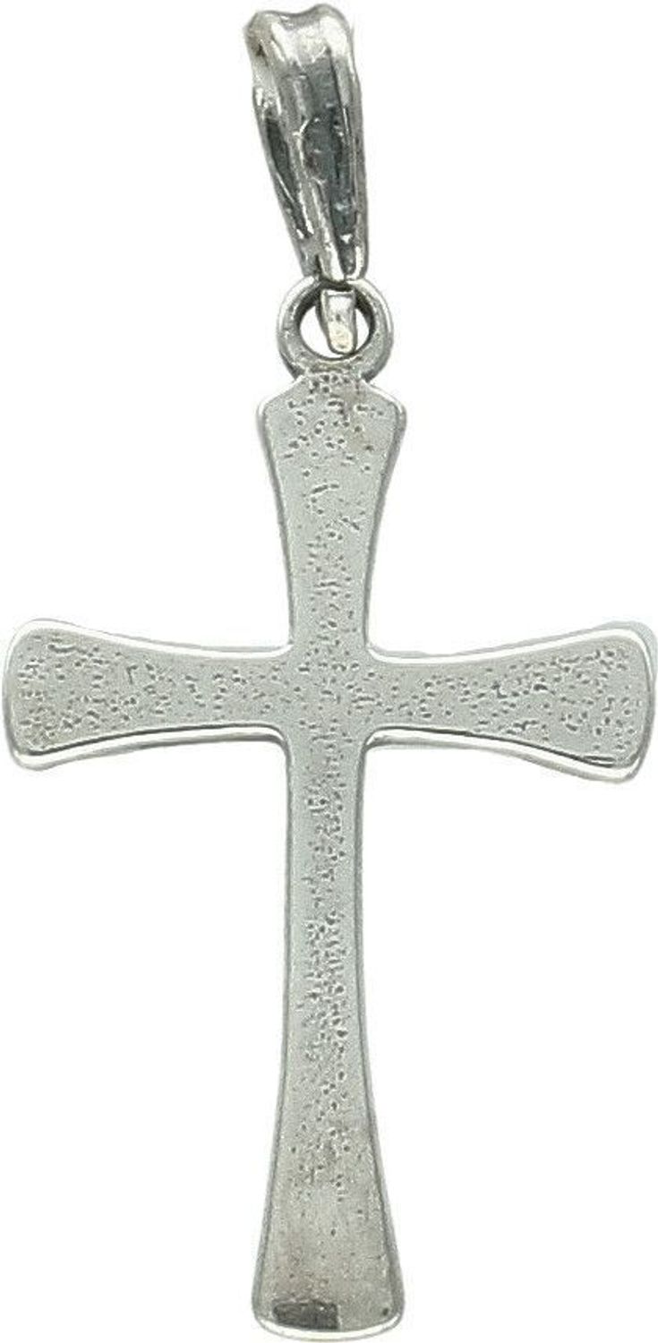 Srebrna zawieszka Krzyżyk próba 925 DIA-ZAW-1917-925.  Zawieszka krzyżyk to uniwersalny dodatek. Biżuteria sakralna to wspaniała pamiątka i idealny prezent na takie okazje jak chrzest, 1.jpg