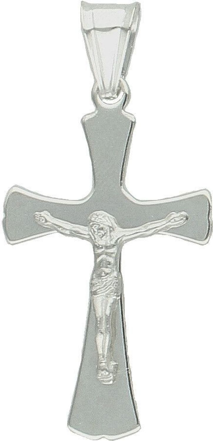 Zawieszka srebrna krzyż  z Jezusem 3,5 cm DIA-ZAW-1919-925. Srebrny krzyż. Srebrny krzyż z wizerunkiem. Krzyż srebrny zawieszka..jpg