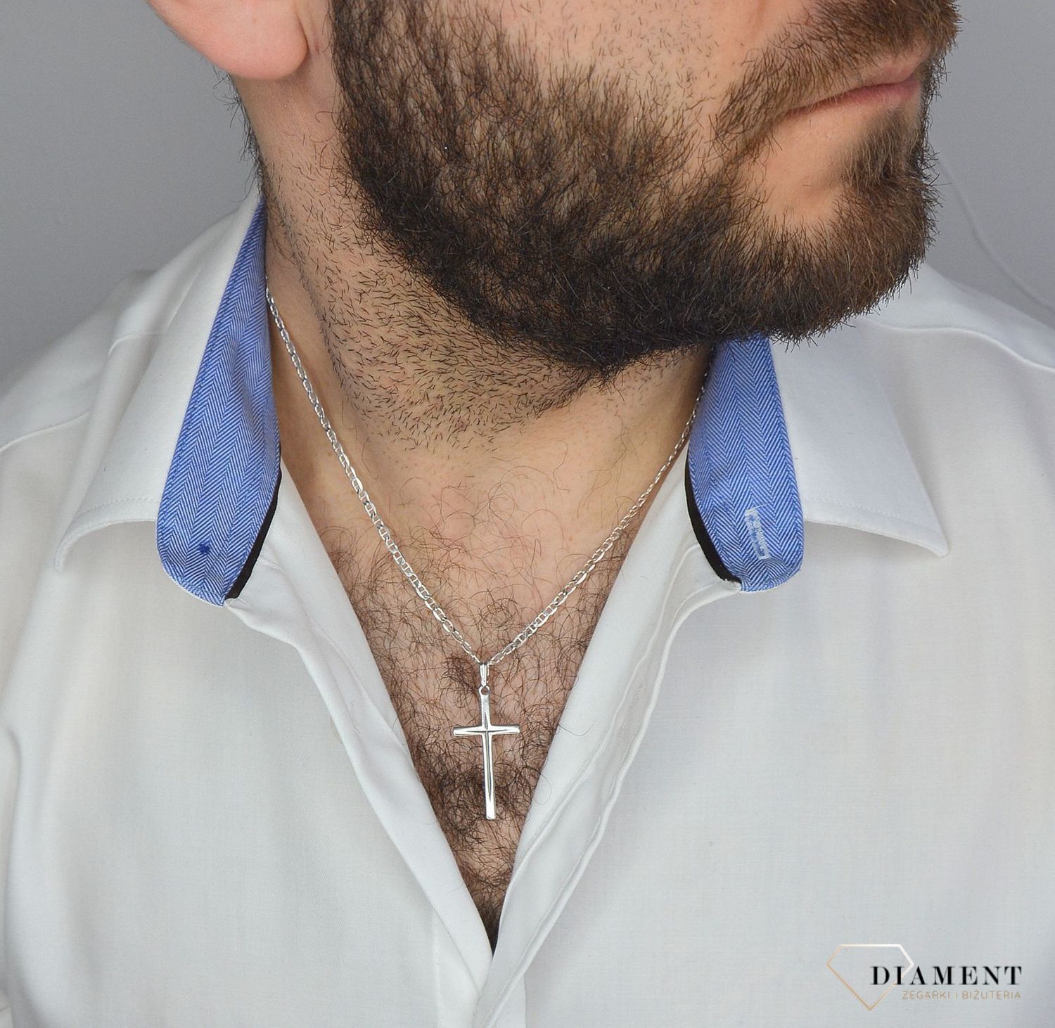 Zawieszka srebrna 925 krzyżyk DIA-ZAW-1931-925.jpg