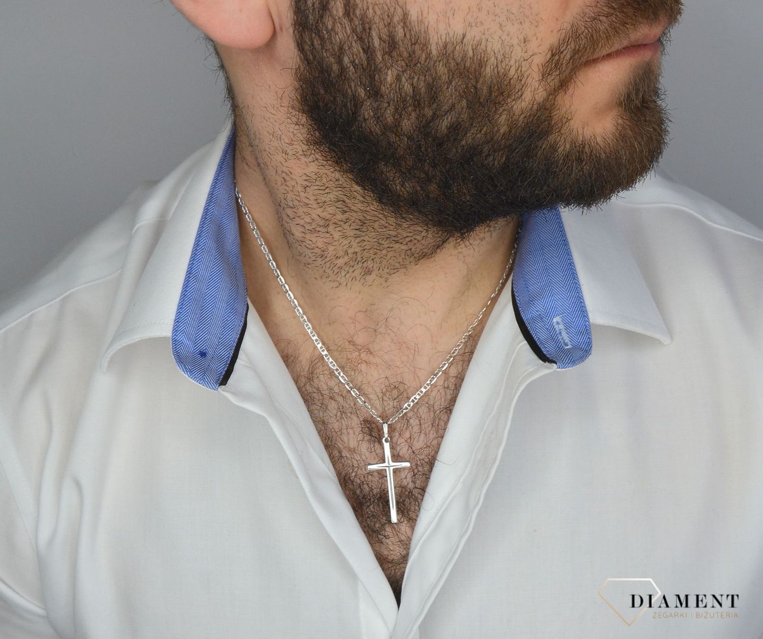 Zawieszka srebrna 925 krzyżyk DIA-ZAW-1931-925.jpg