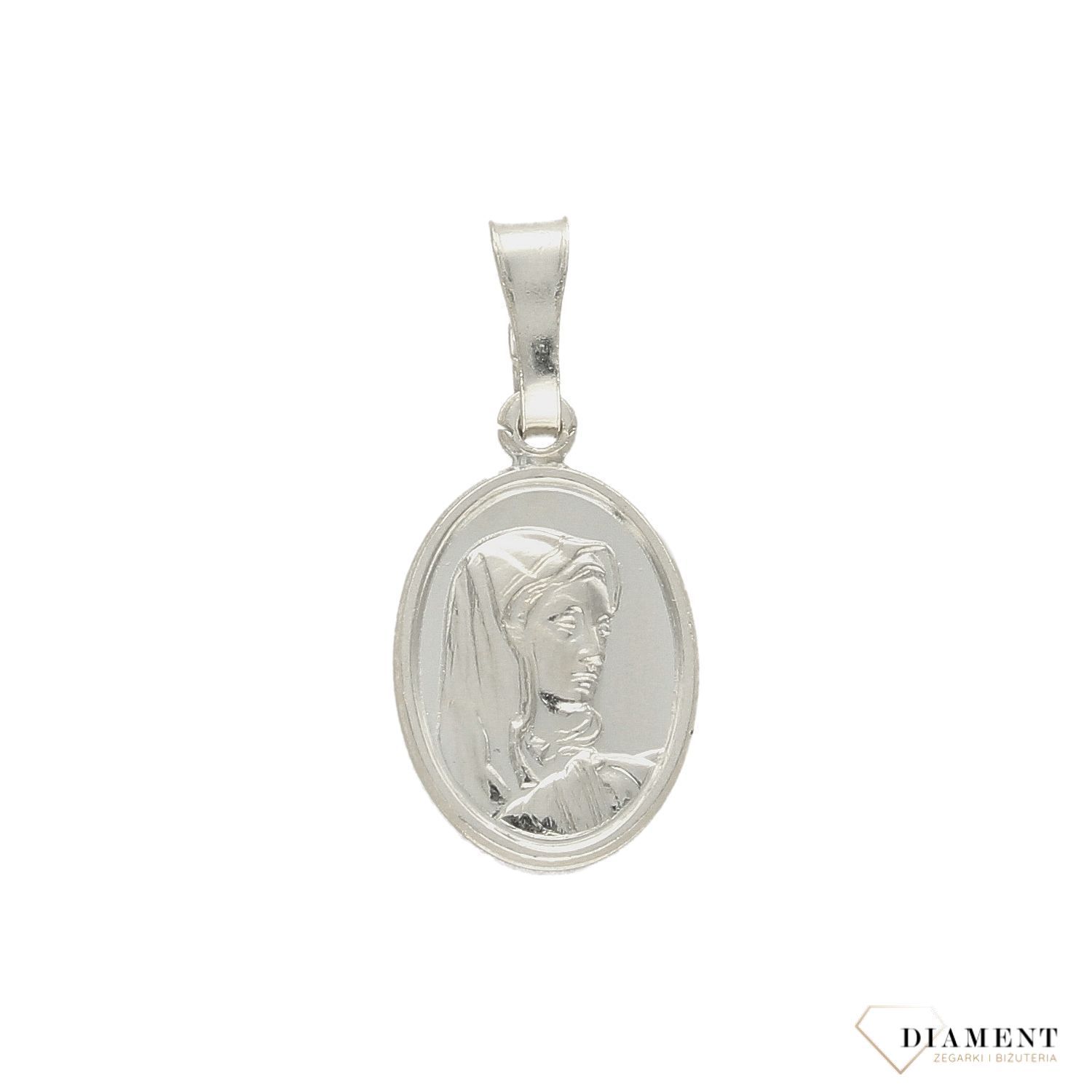 Zawieszka srebrna medalik Matka Boska 2,4 cm DIA-ZAW-1960-925.jpg