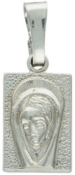 Medalik srebrny próba 925, Matka Boska DIA-ZAW-1967R-925 Srebrny medalik z wizerunkiem Papieża Franciszka to wyjątkowy symbol duchowej przewodnictwa, pokory i miłości bliźniego. 1.jpg