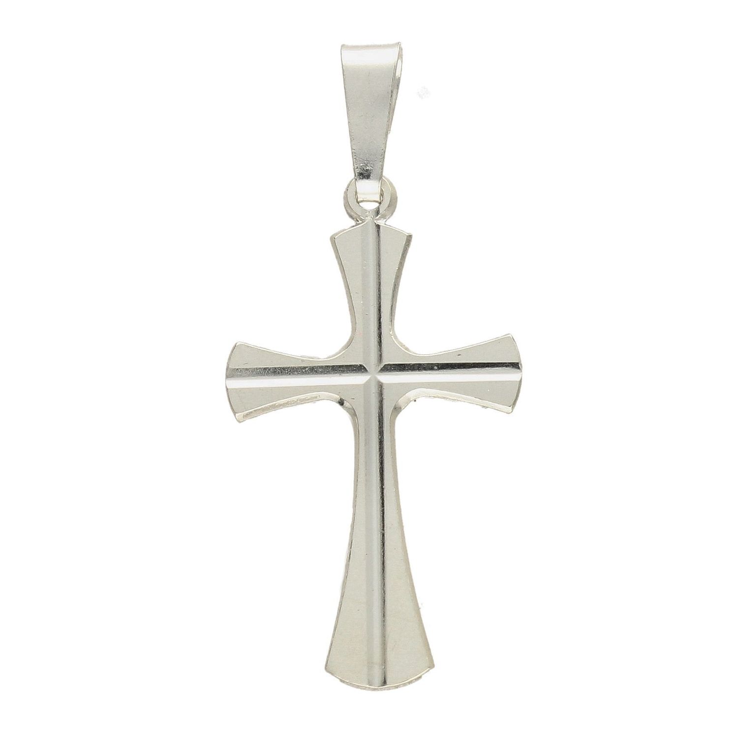Zawieszka srebrna 925 gładki krzyżyk DIA-ZAW-1970-925.jpg