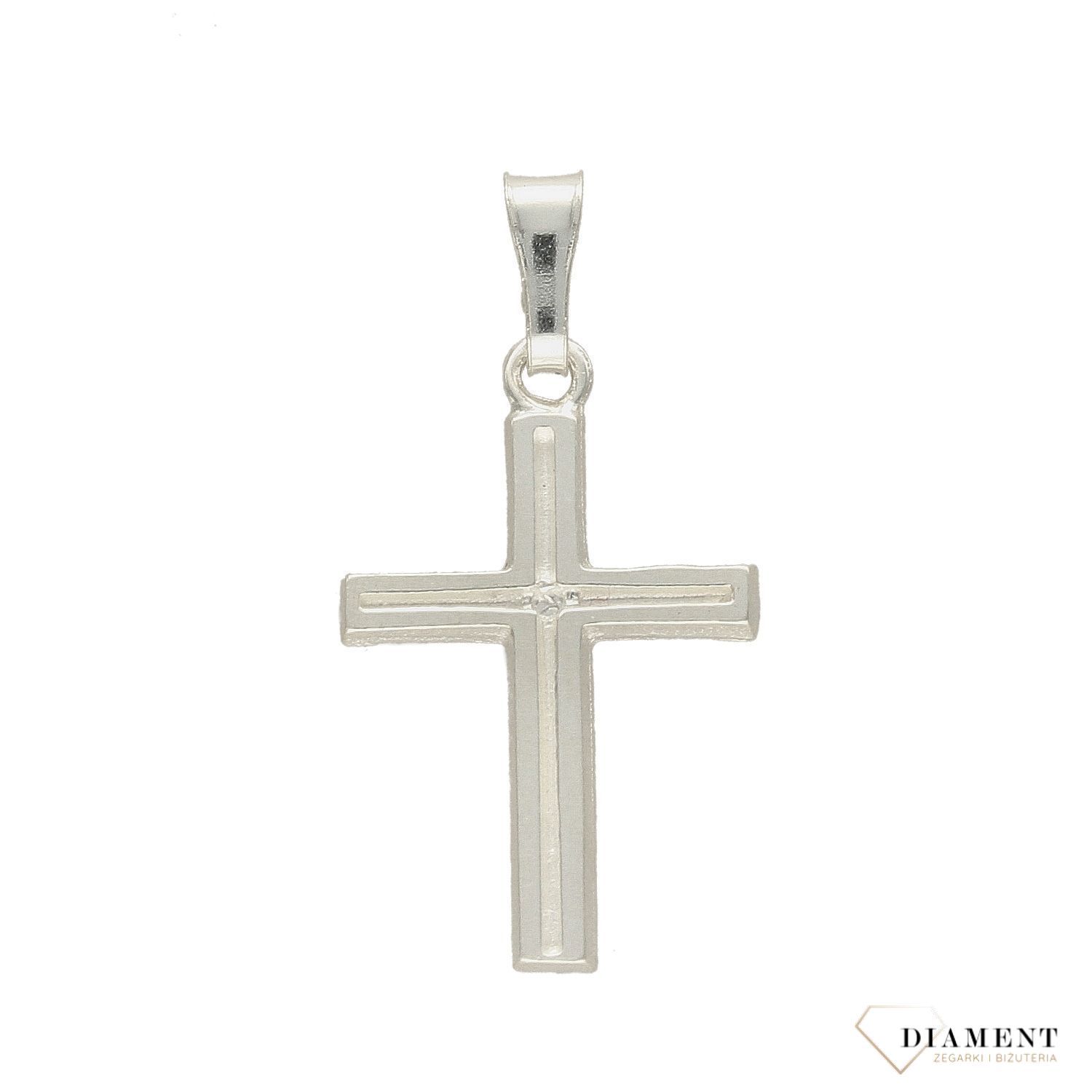 Zawieszka srebrna krzyżyk 3 cm DIA-ZAW-1974-925.jpg