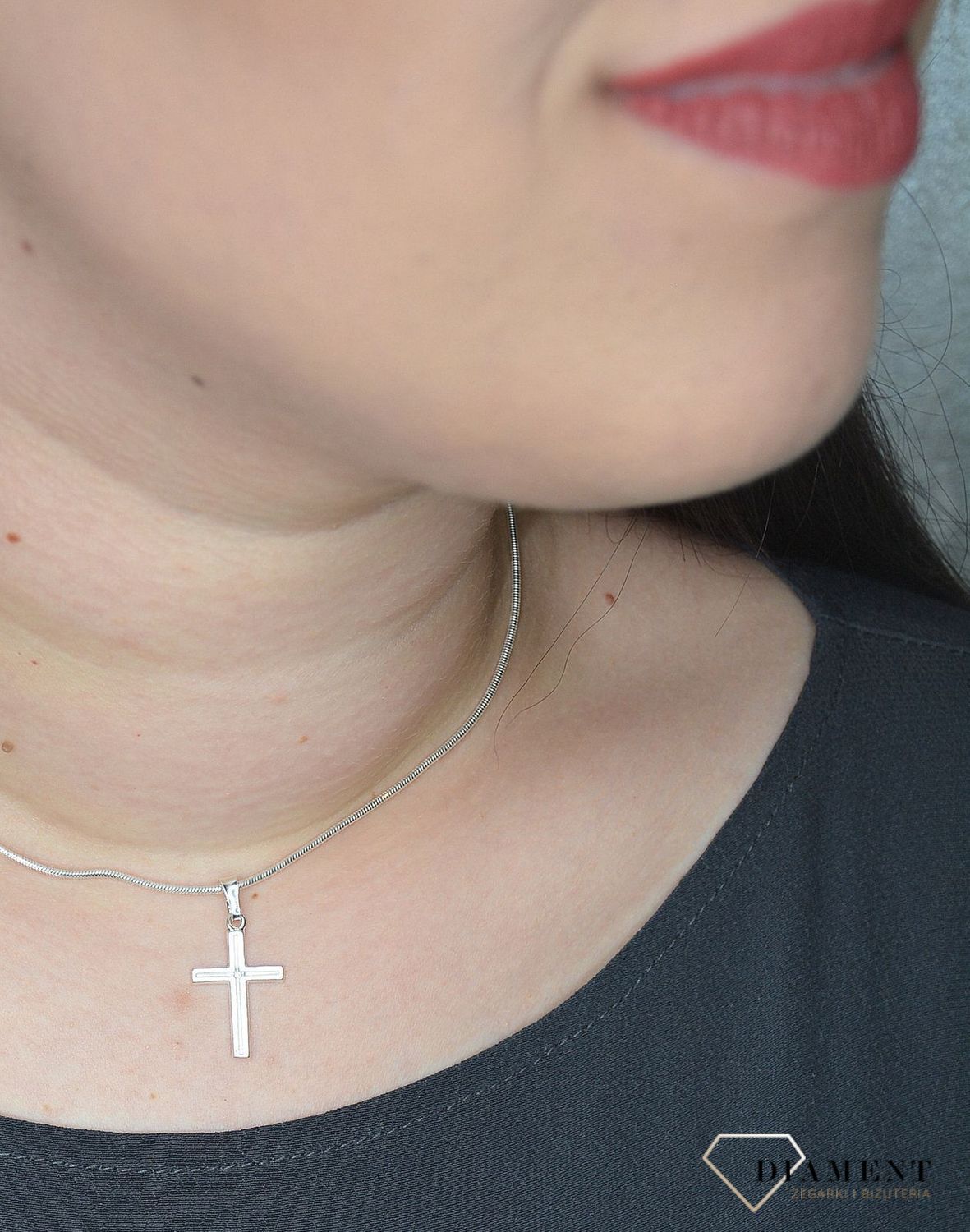 Zawieszka srebrna krzyżyk 3 cm DIA-ZAW-1974-925.jpg