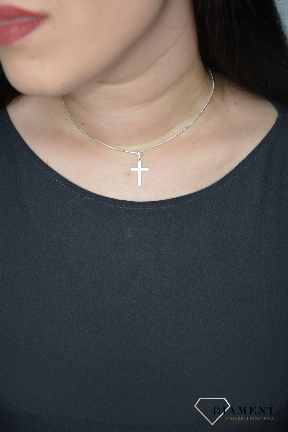 Zawieszka srebrna krzyżyk 3 cm DIA-ZAW-1974-925.jpg