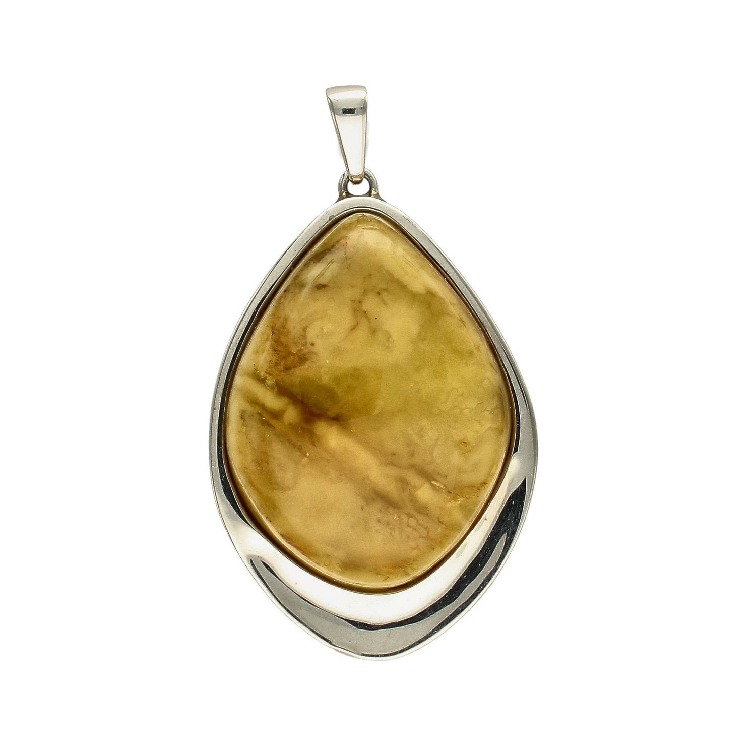 Zawieszka srebrna z mlecznym bursztynem DIA-ZAW-2233-925.jpg