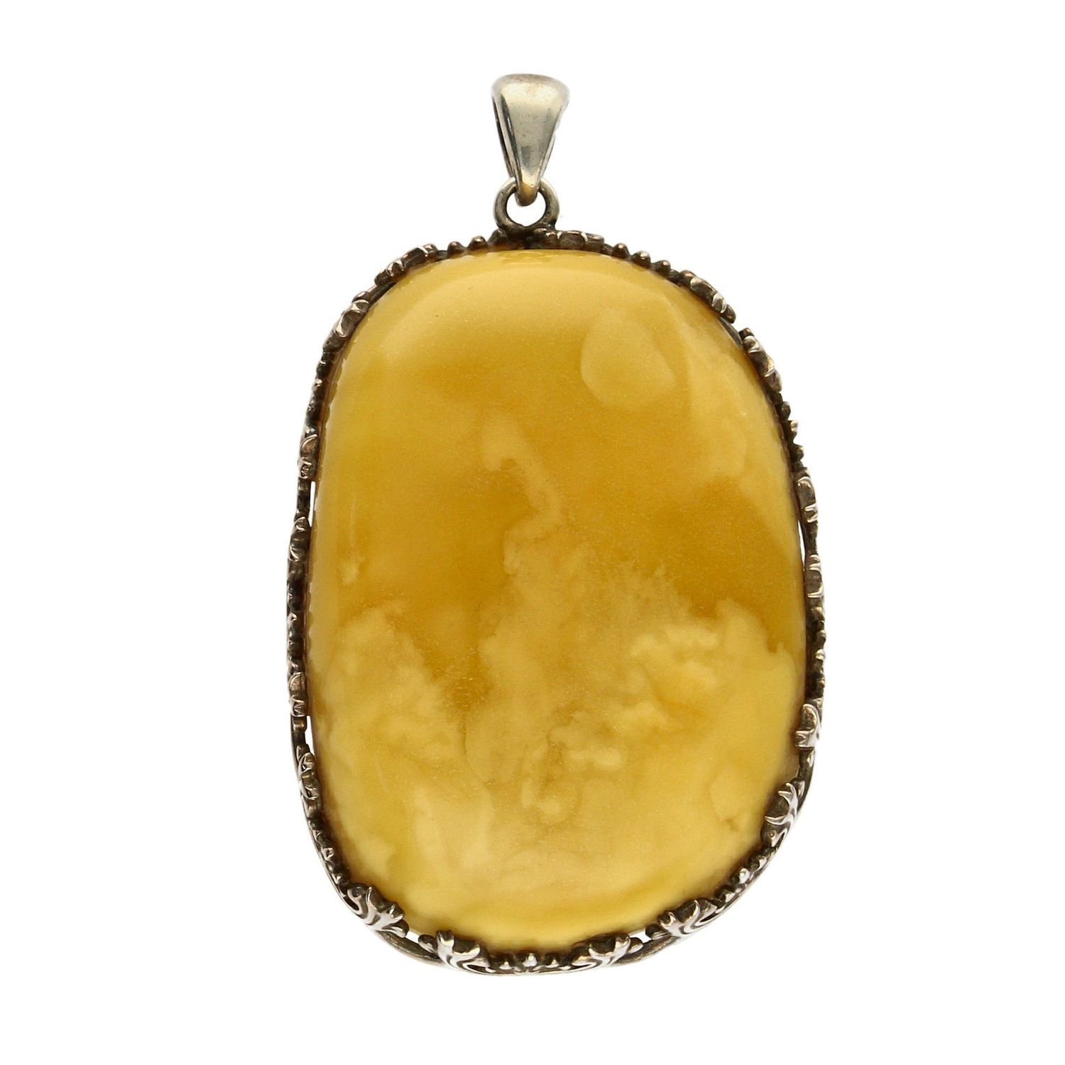 Zawieszka srebrna z mlecznym bursztynem DIA-ZAW-2452.jpg