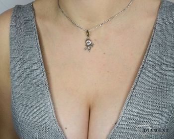 Zawieszka srebrna Amor z bursztynem DIA-ZAW-2458-bursztyn (4).JPG