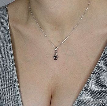 Zawieszka srebrna w kształcie biedronki z bursztynem DIA-ZAW-2467 (1).JPG