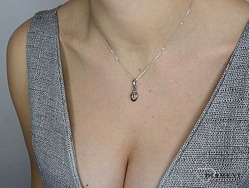 Zawieszka srebrna w kształcie biedronki z bursztynem DIA-ZAW-2467 (4).JPG