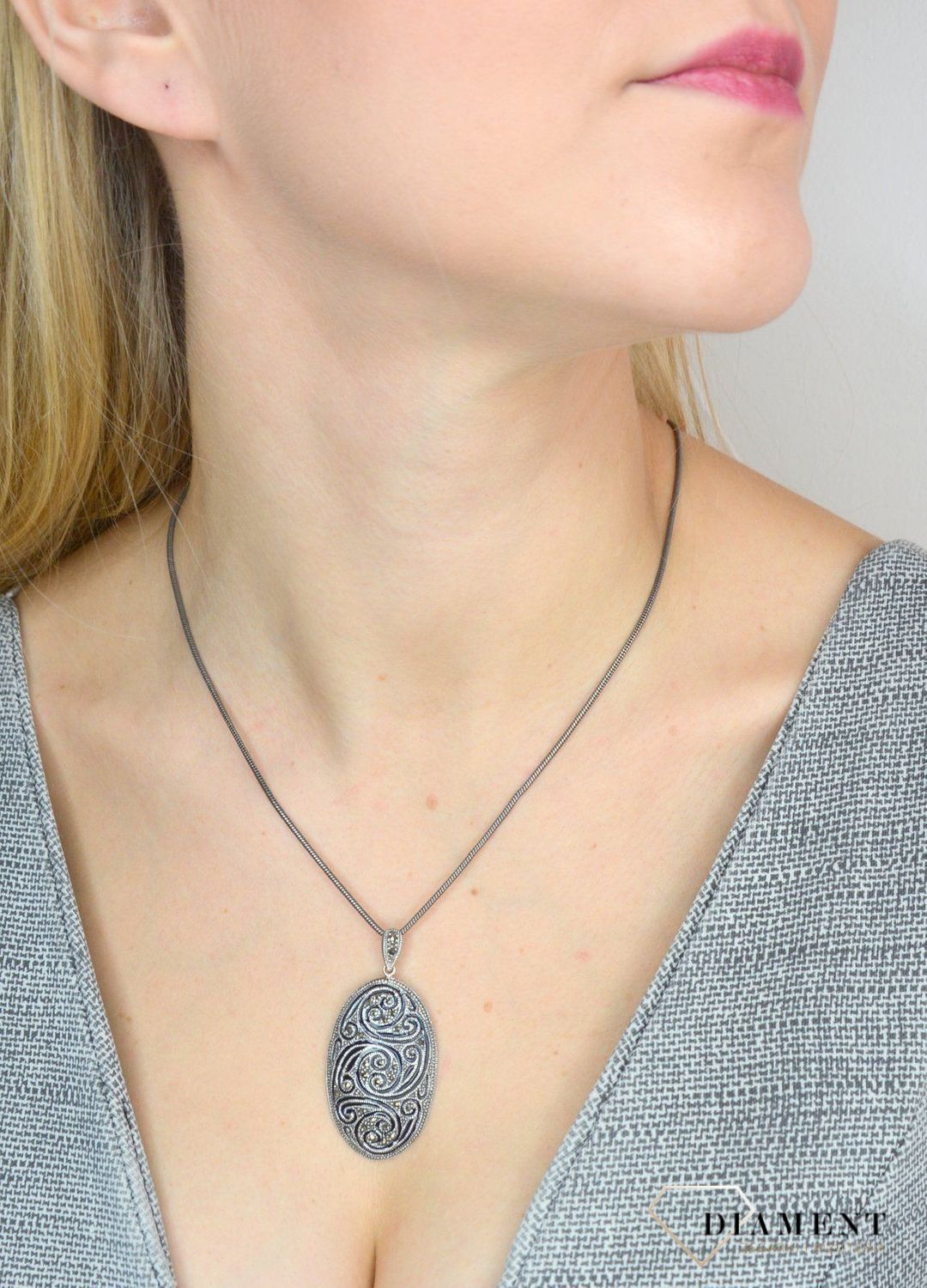 Srebrna zawieszka z markazytami DIA-ZAW-2499-925.jpg