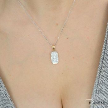 Złota zawieszka 585 kryształy Swarovski DIA-ZAW-2597-585 (3).JPG