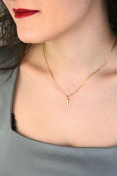 Złota zawieszka 585 – literka J, elegancki i modny wisiorek (2).jpg