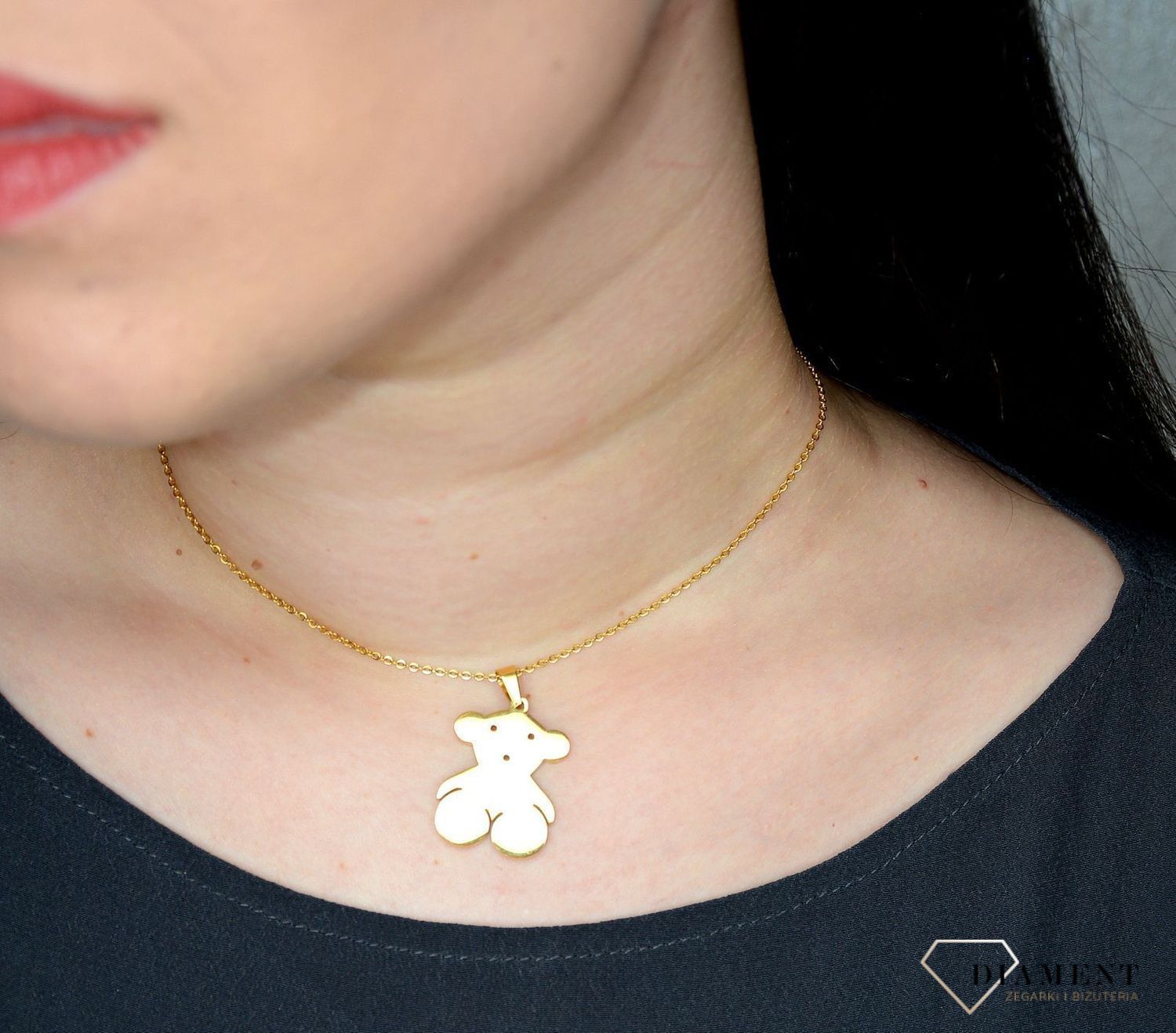 Zawieszka damska TUOS mały miś DIA-ZAW-2807-STAL.jpg