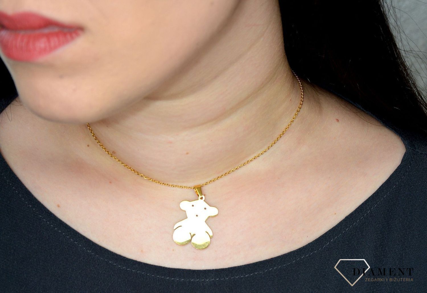 Zawieszka damska TUOS mały miś DIA-ZAW-2807-STAL.jpg