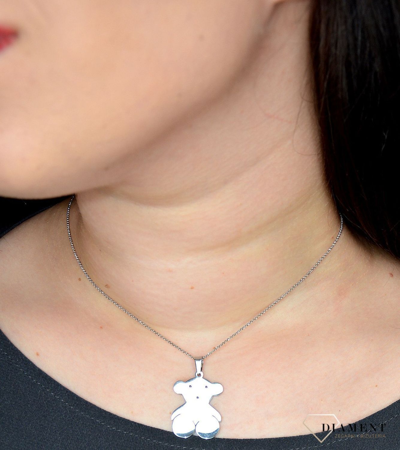 Zawieszka TUOS mały srebrny miś DIA-ZAW-2808-STAL.jpg