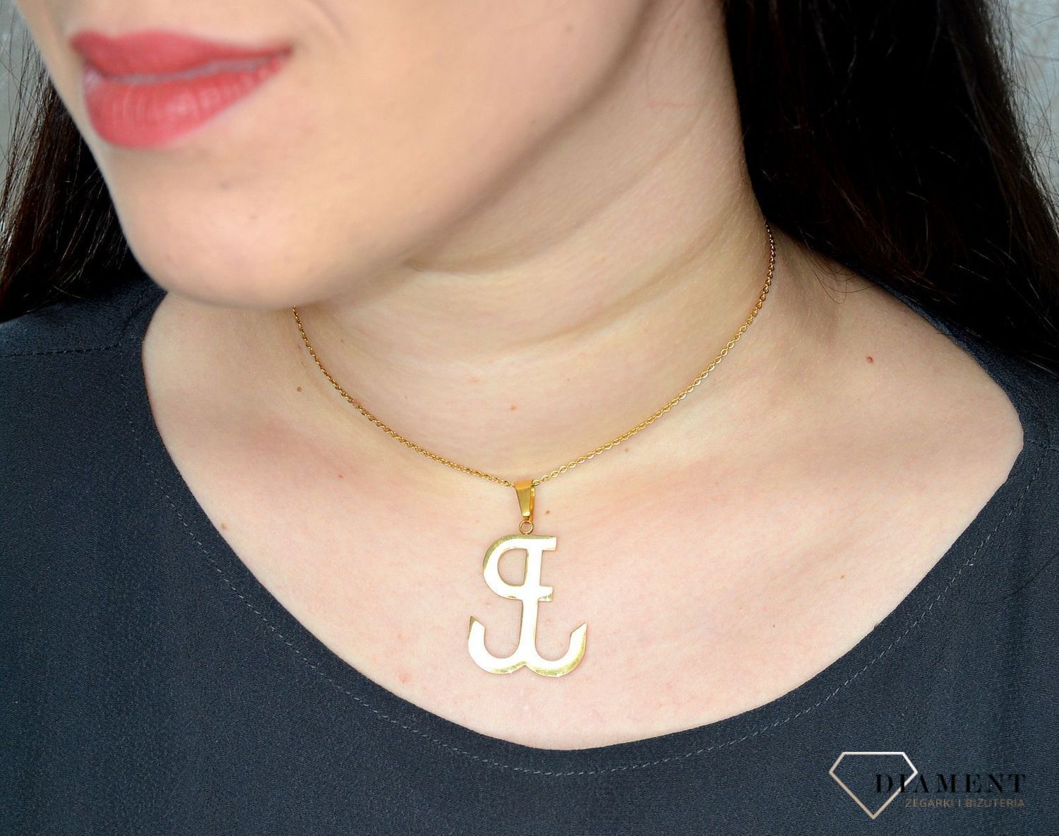 Duża zawieszka symbol Powstania Warszawskiego DIA-ZAW-2809-STAL.jpg