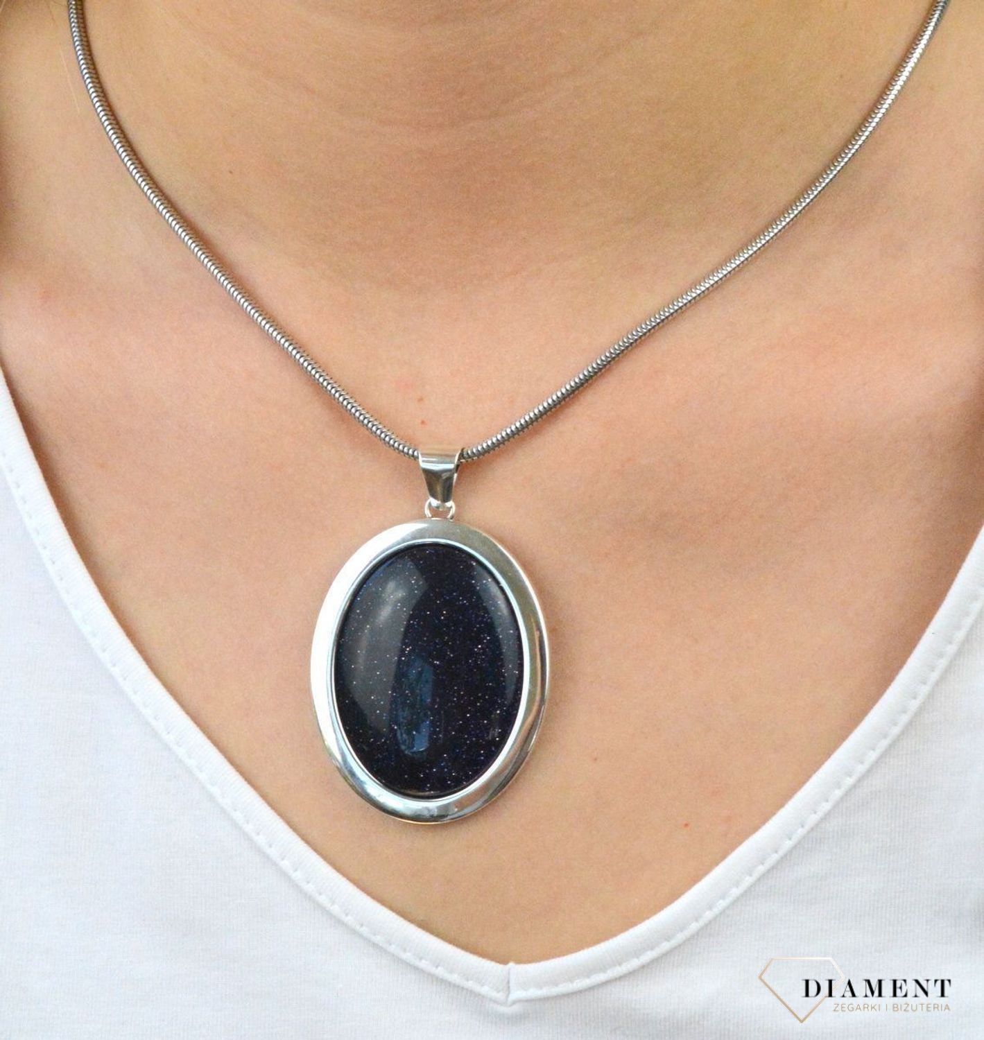 Srebrna zawieszka noc kairu DIA-ZAW-2930M-925.jpg