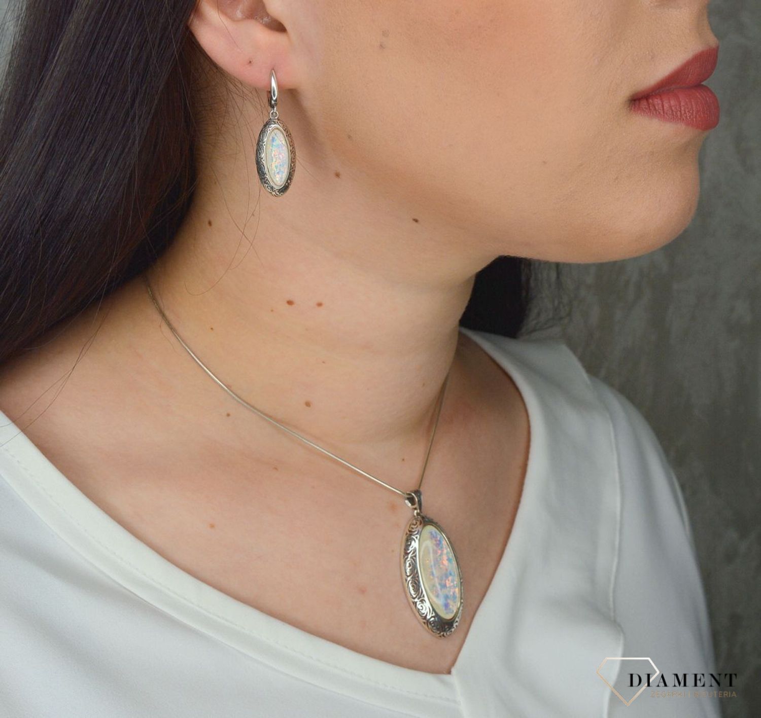 Zawieszka srebrna 925 opal syntetyczny DIA-ZAW-2956-925.jpg