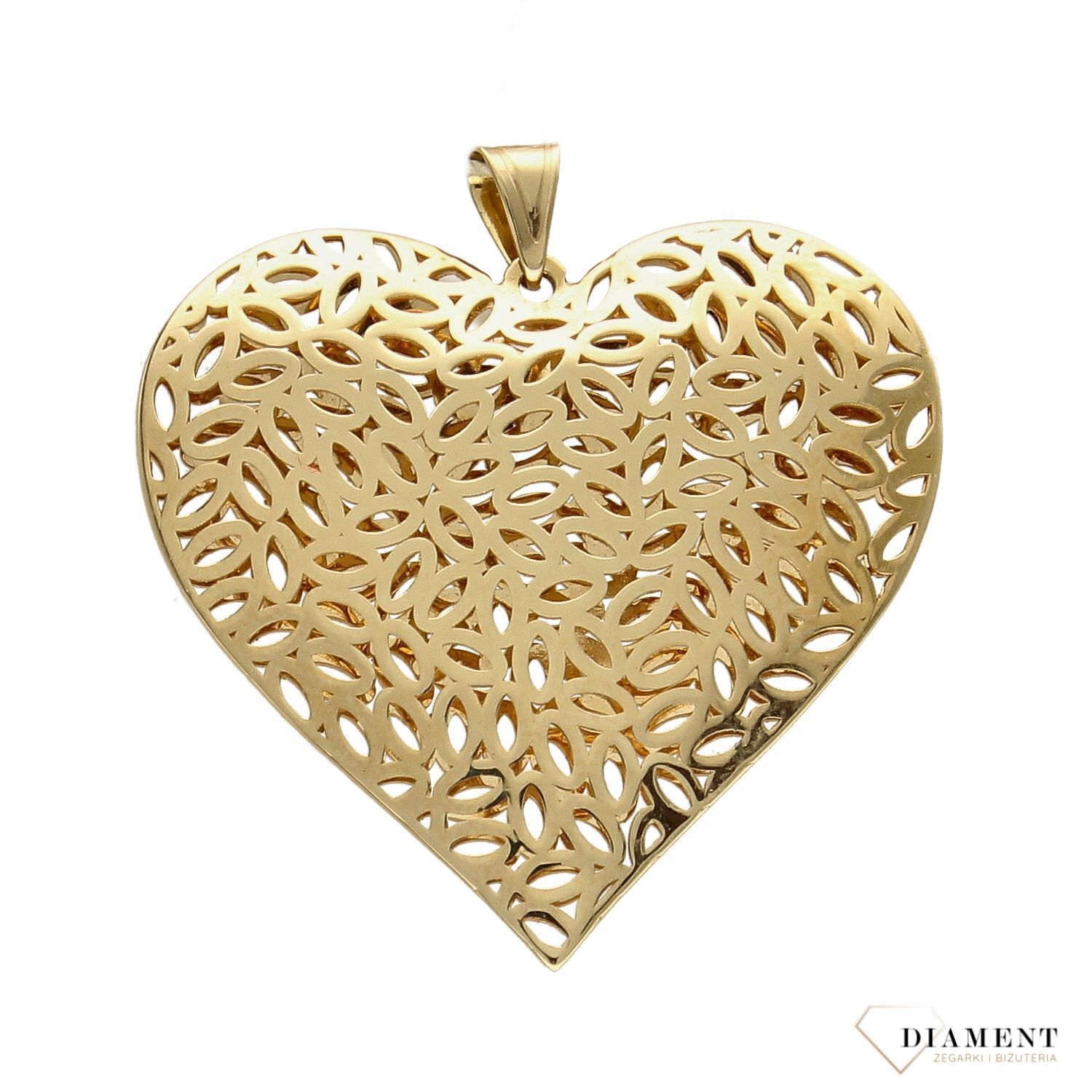 Złota zawieszka 585 ażurowe serce DIA-ZAW-3056-585.jpg