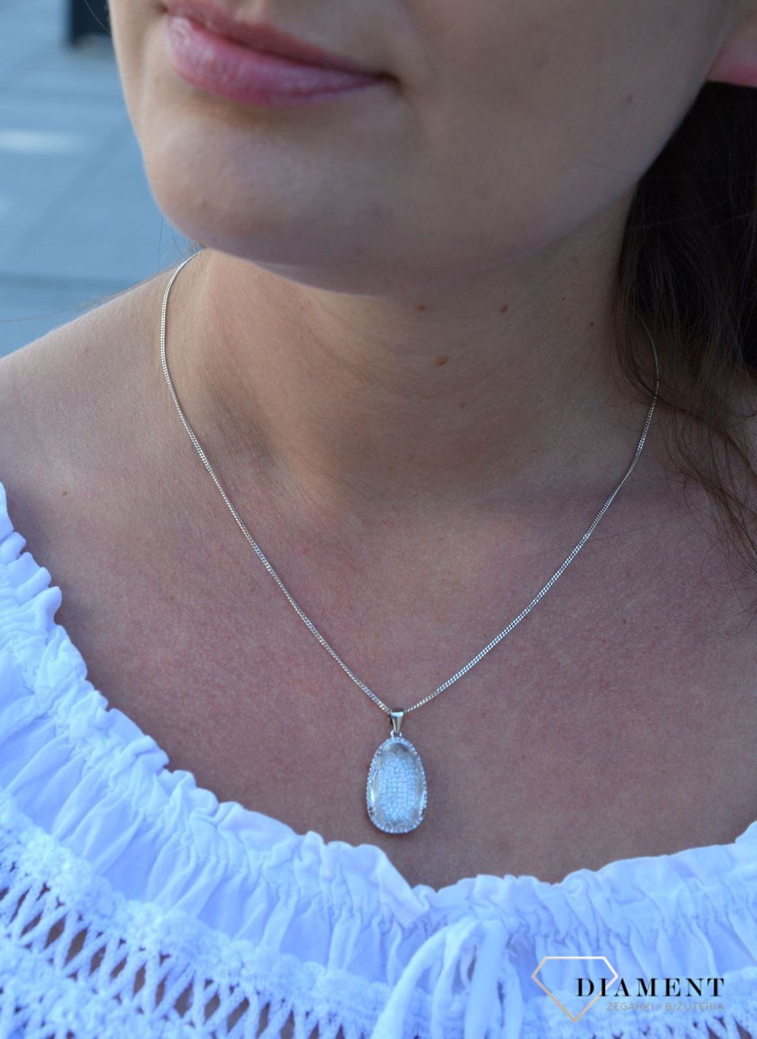 Srebrna zawieszka 925 duża cyrkonia DIA-ZAW-3090-925.jpg