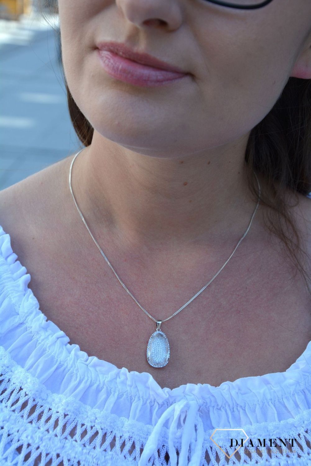 Srebrna zawieszka 925 duża cyrkonia DIA-ZAW-3090-925.jpg