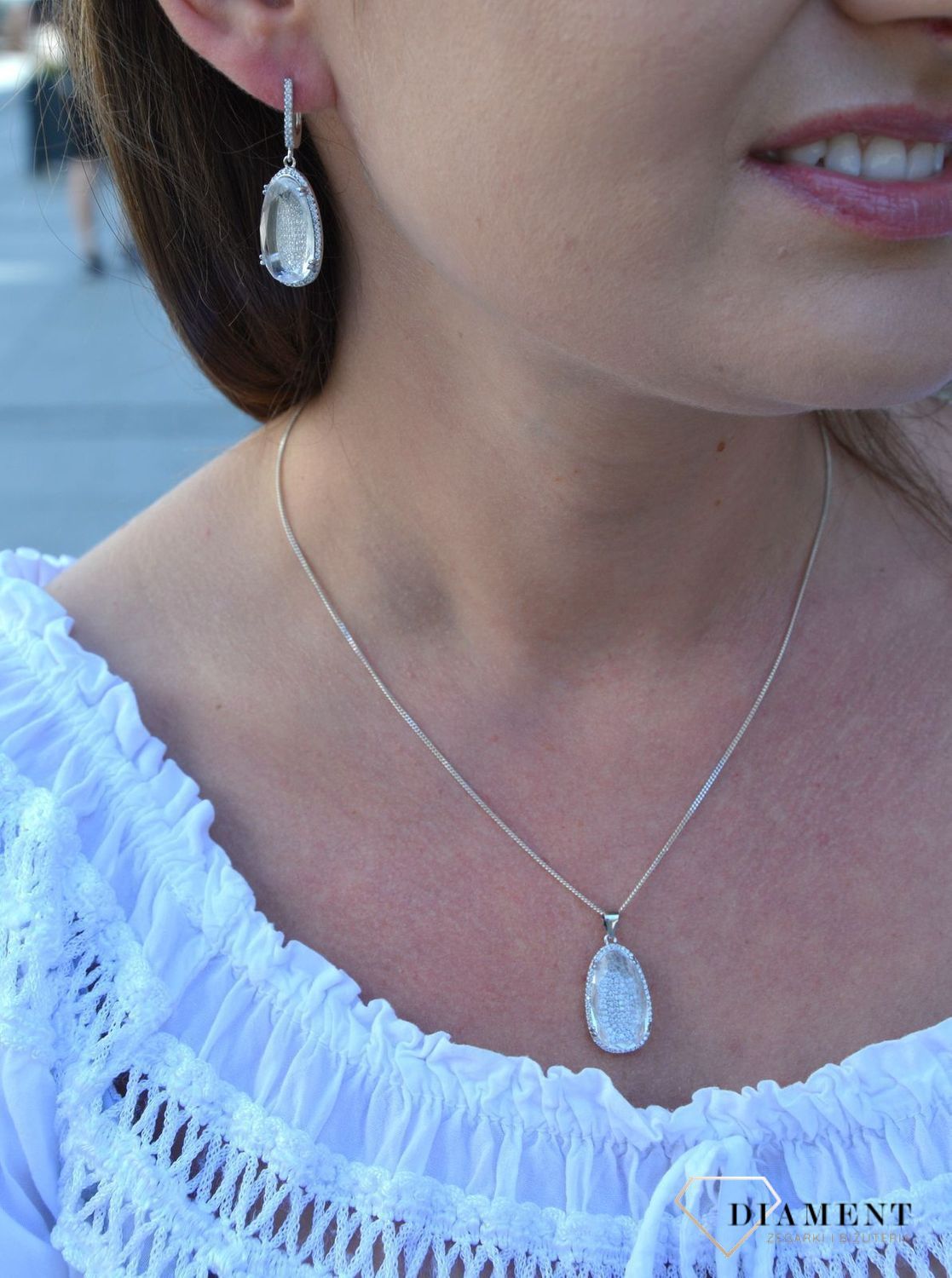 Srebrna zawieszka 925 duża cyrkonia DIA-ZAW-3090-925.jpg