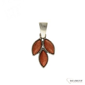 Srebrna zawieszka piasek pustyni DIA-ZAW-3103-925.jpg
