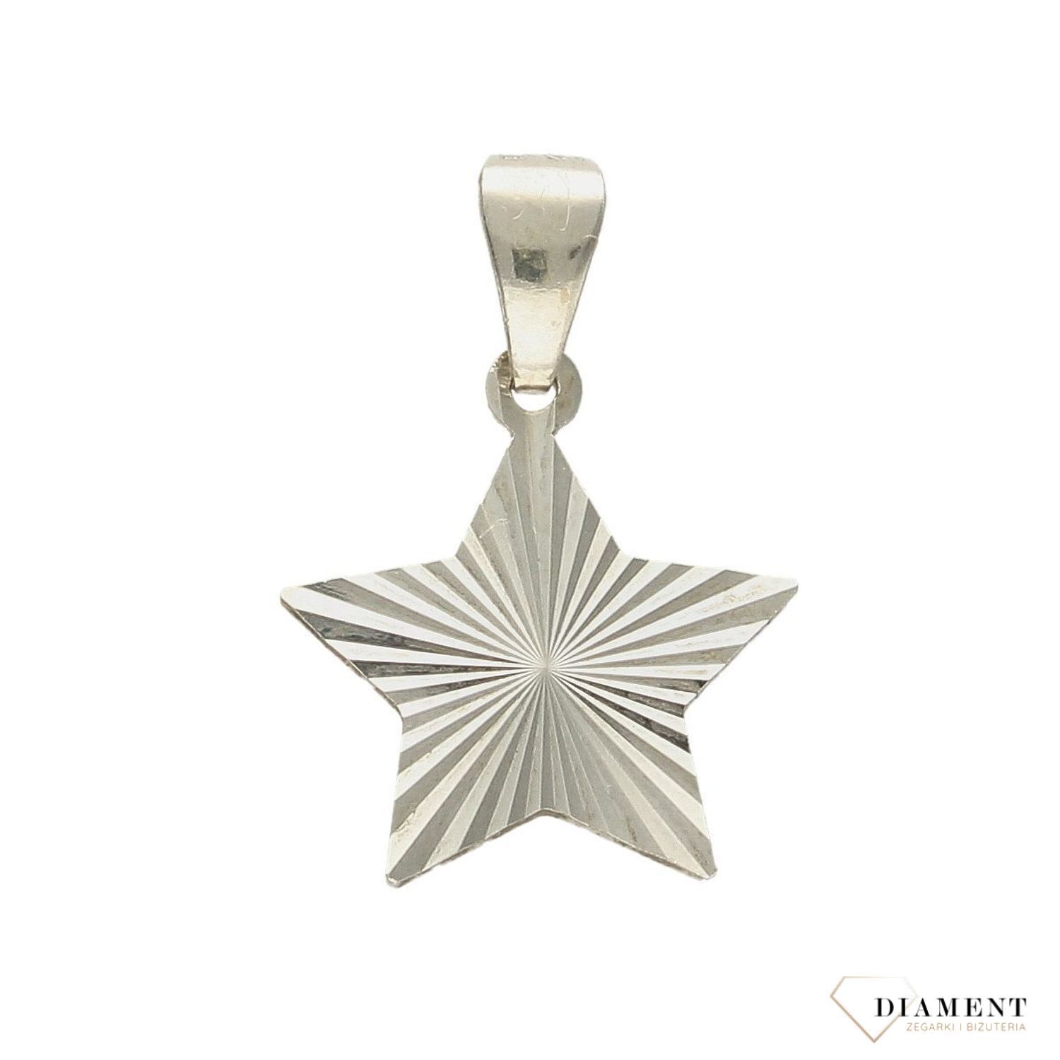 Srebrna zawieszka gwiazdka DIA-ZAW-3110-925.jpg