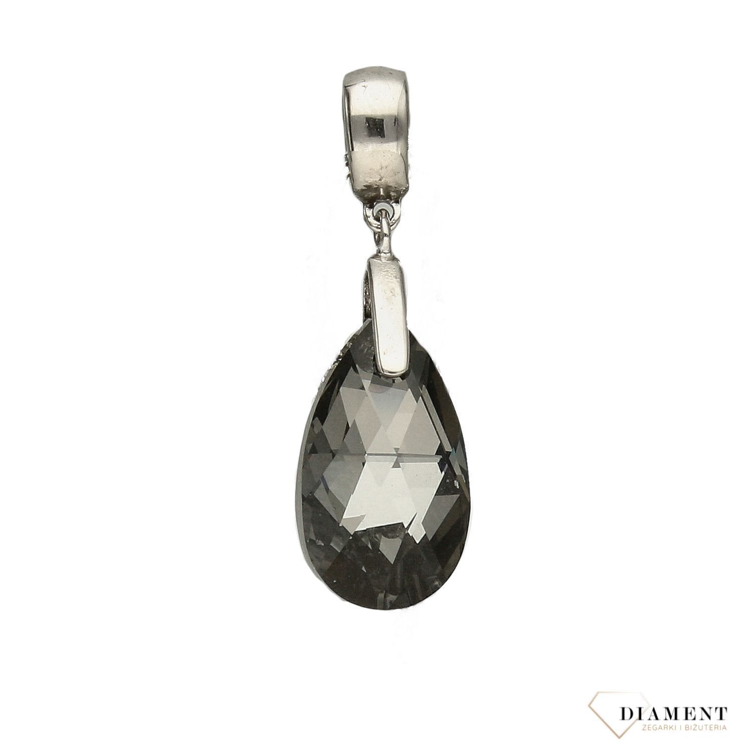 Srebrna zawieszka czarna Swarovski DIA-ZAW-3111-925.jpg