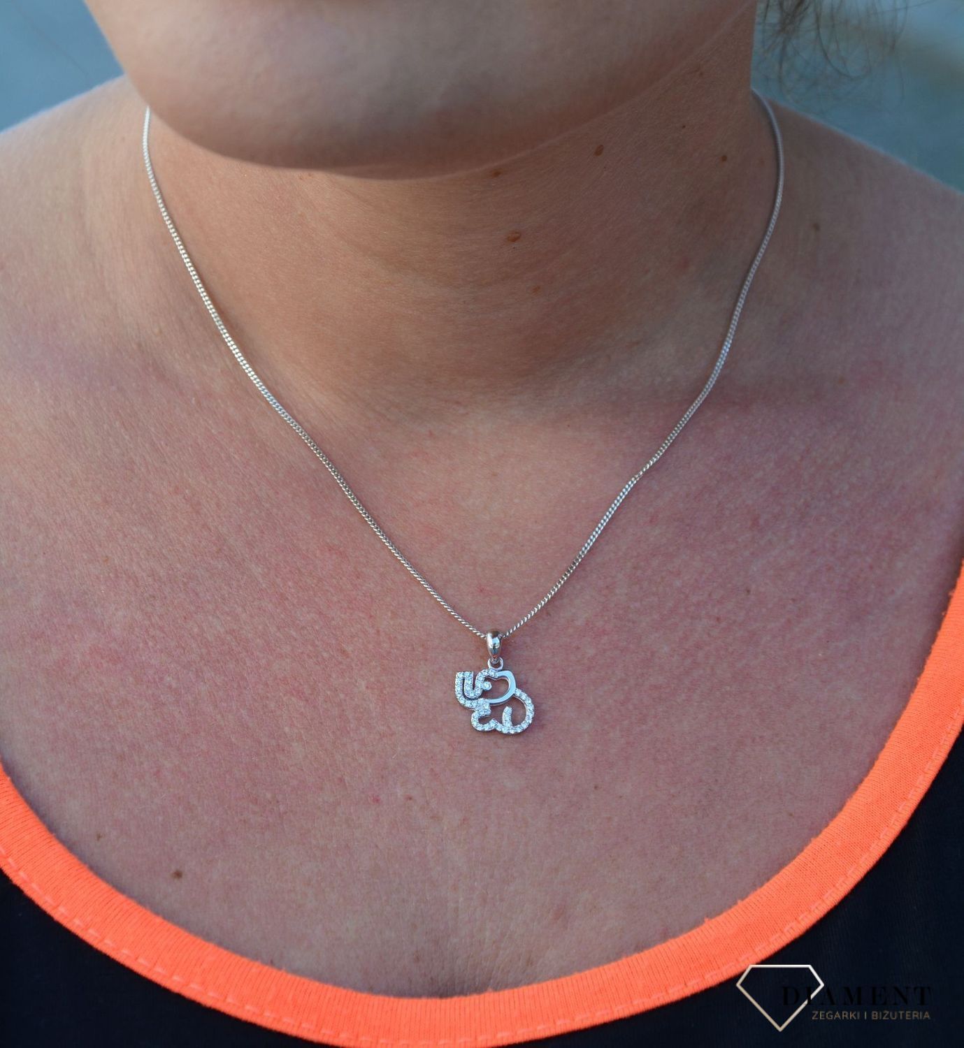 Srebrna zawieszka słoń z cyrkoniami DIA-ZAW-3179-925.jpg