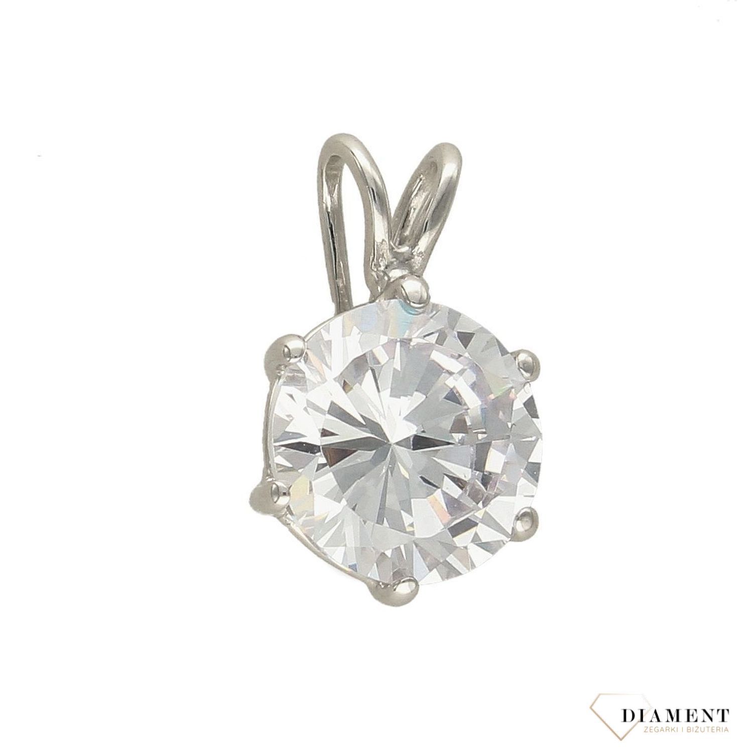 Zawieszka srebrna duża cyrkonia DIA-ZAW-3185-925.jpg