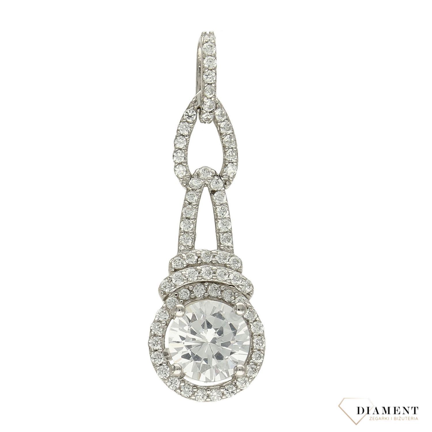 Zawieszka srebrna z cyrkoniami DIA-ZAW-3187-925.jpg