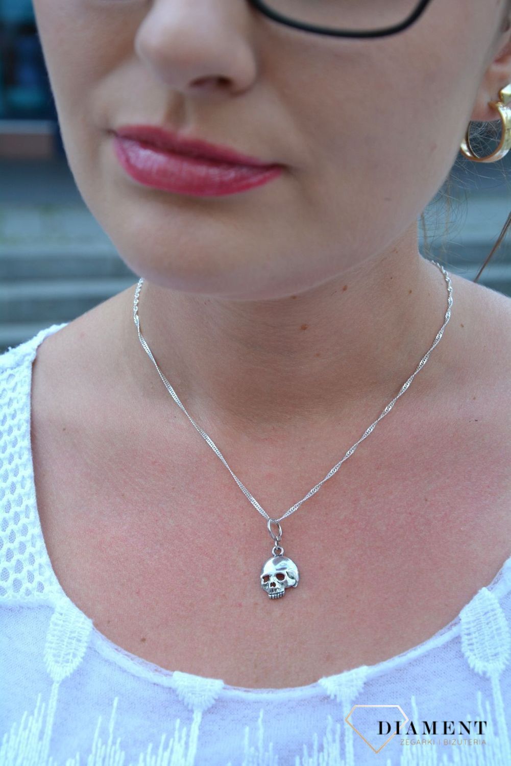 Zawieszka srebrna czaszka DIA-ZAW-3197-925.jpg
