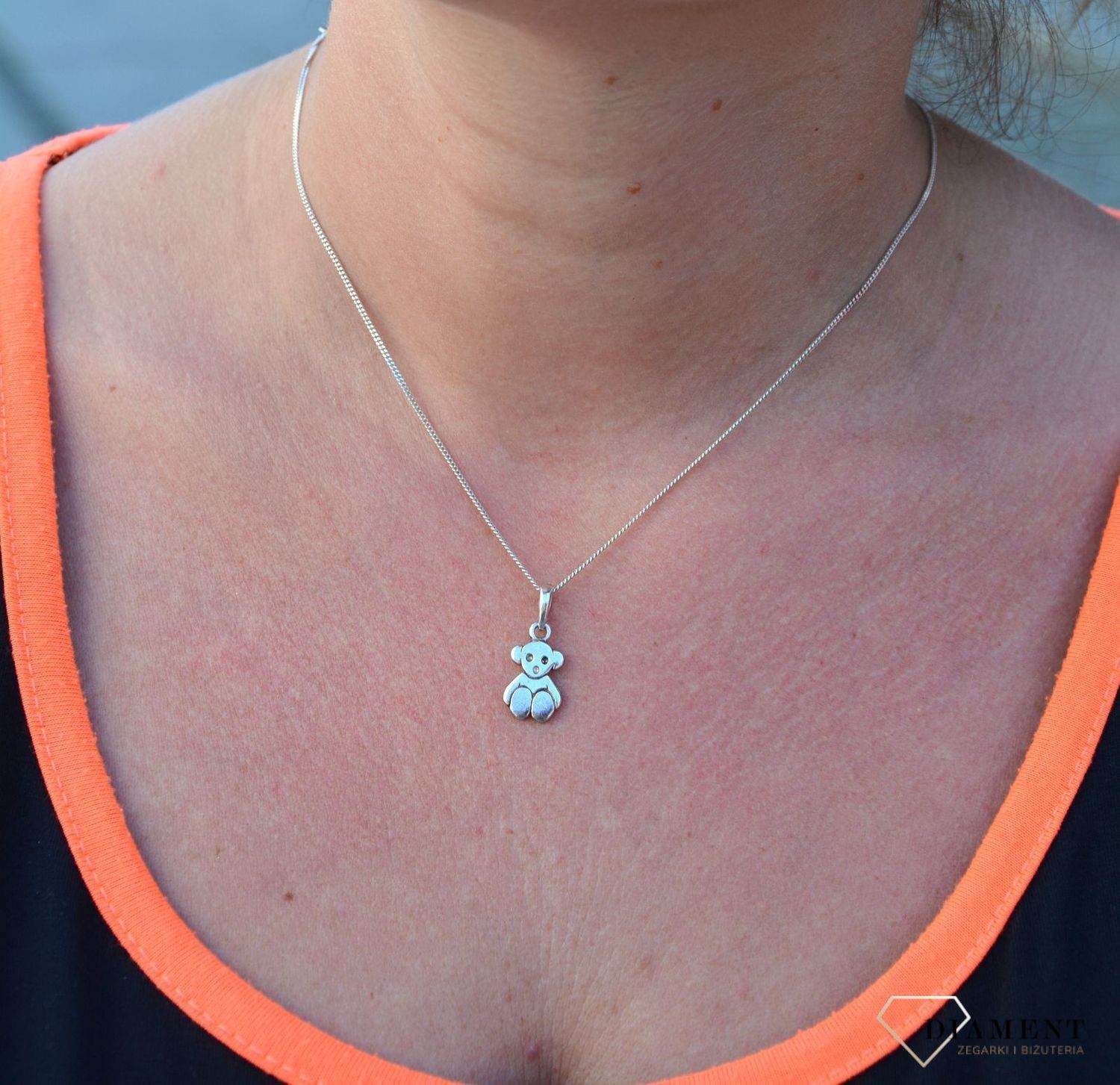 Srebrna zawieszka miś DIA-ZAW-3204-925.jpg