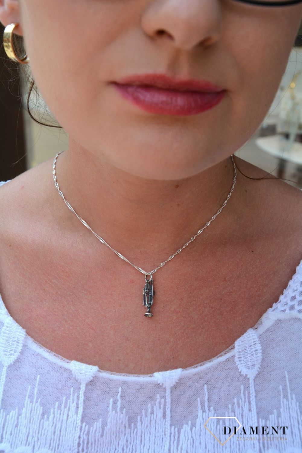 Zawieszka srebrna trąbka DIA-ZAW-3209-925.jpg