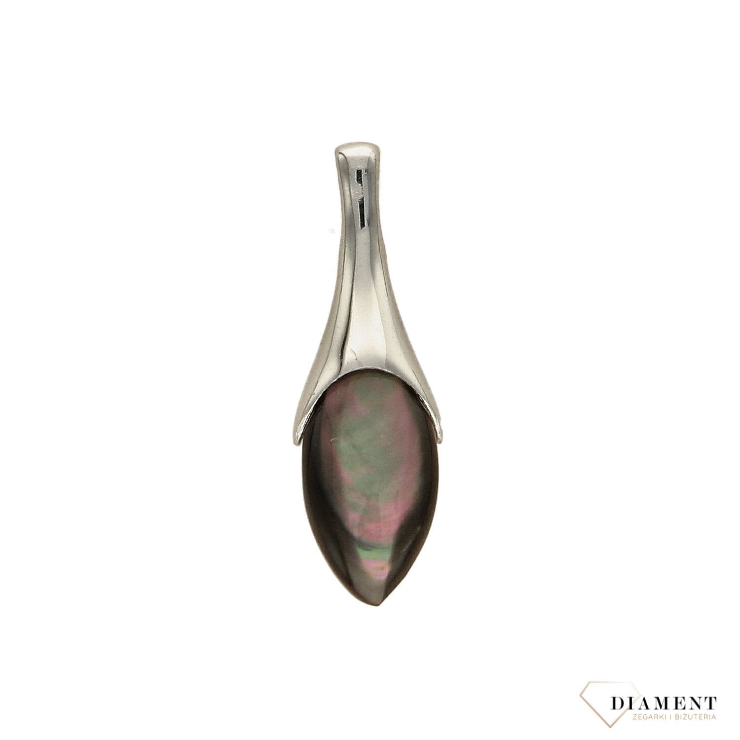 Srebrna zawieszka łezka z masą perłową DIA-ZAW-3212-925.jpg