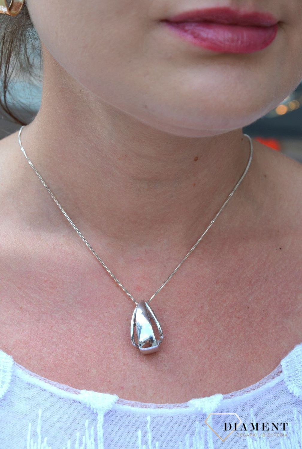 Zawieszka srebrna nietypowy kształt DIA-ZAW-3214-925.jpg