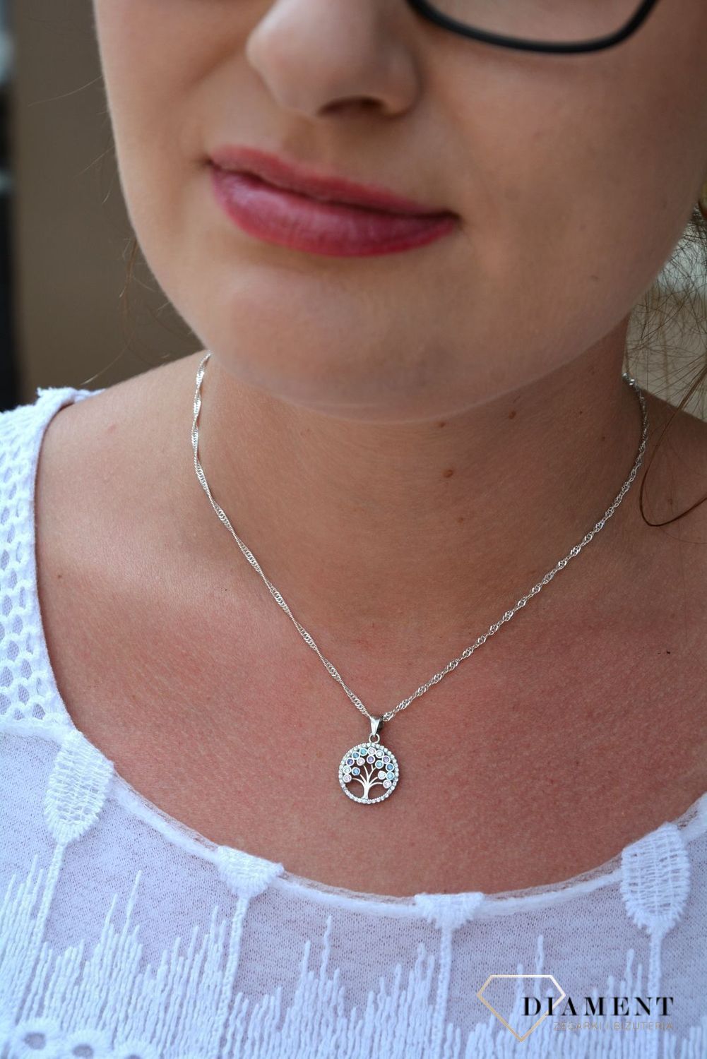 Zawieszka srebrna drzewko szczęścia z kolorowymi cyrkoniami DIA-ZAW-3215-925.jpg