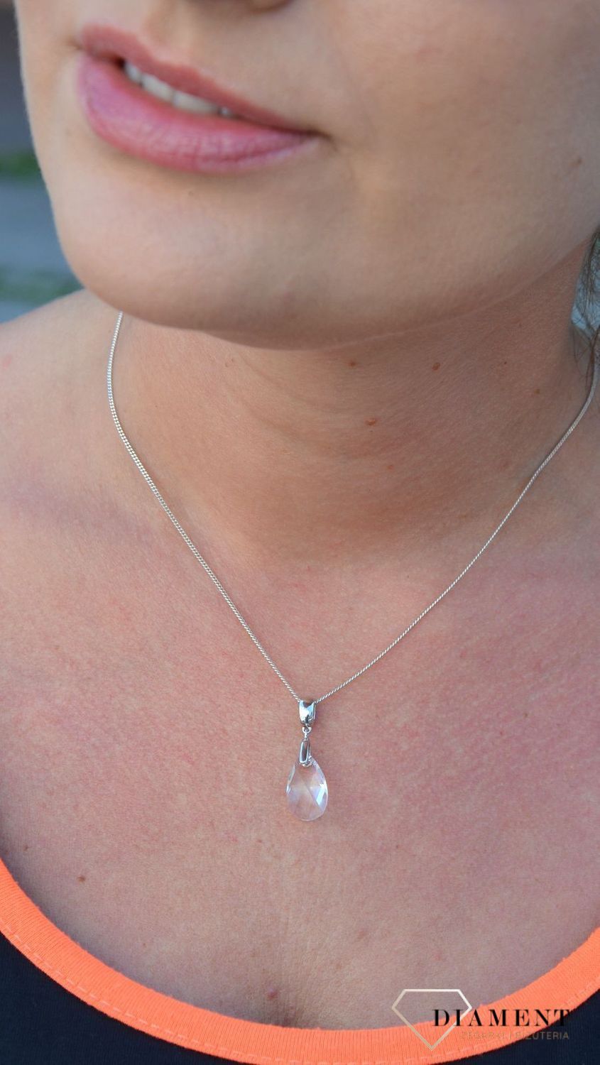 Srebrna zawieszka łezka Swarovski DIA-ZAW-3217-925.jpg