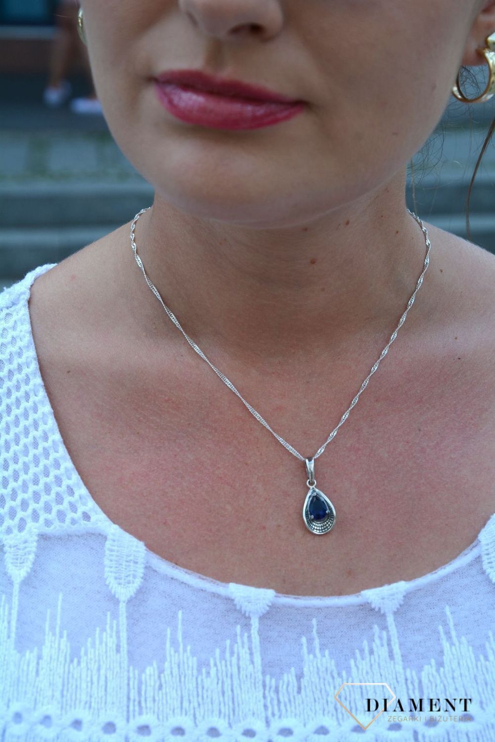 Zawieszka srebrna z niebieską cyrkonią DIA-ZAW-3226-925.jpg