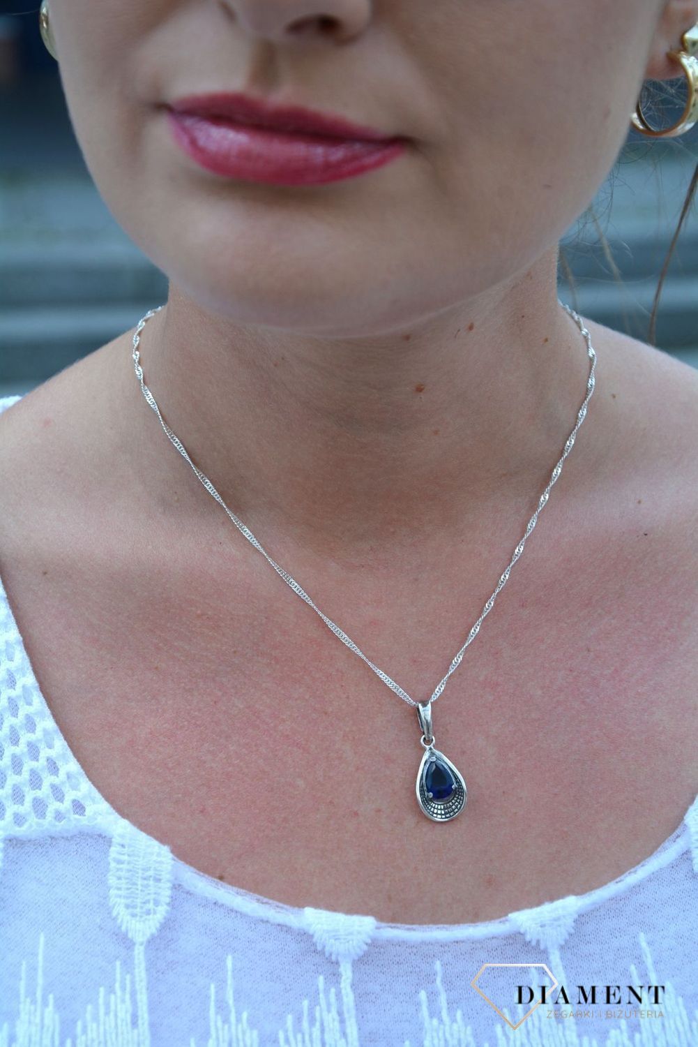 Zawieszka srebrna z niebieską cyrkonią DIA-ZAW-3226-925.jpg