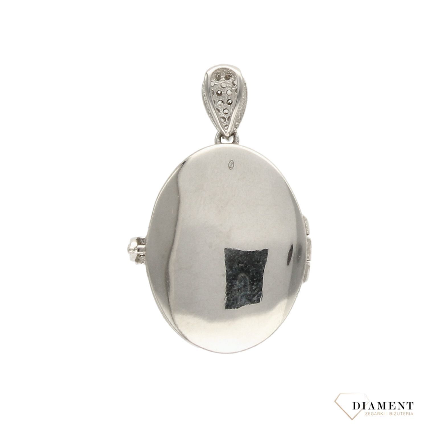 Srebrna zawieszka ozdobne puzderko w cyrkonie DIA-ZAW-3260-925.jpg